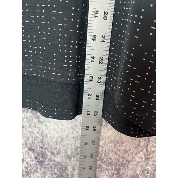 Eileen Fisher Womens Xs Morse Code Dotted Tencel Viscose Crepe Boxy Lagenlook - Picture 9 of 11